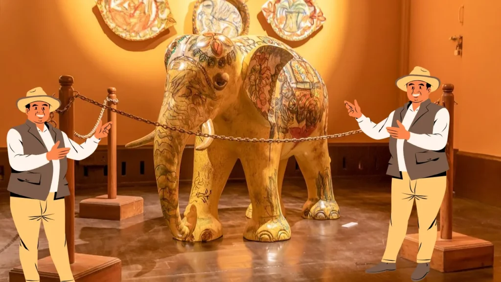 National Gallery of Modern Art New Delhi showcasing Indian modern art collections and historic building