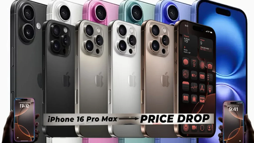 iPhone 16 Pro Max price drops in India showing premium design and latest Apple features